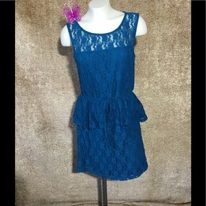BEBOP Lace Peplum Mini Party/formal Dress …
